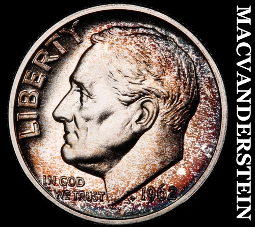 1962 Roosevelt Dime- Silver- Choice Gem Proof Luster No Reserve #i9205