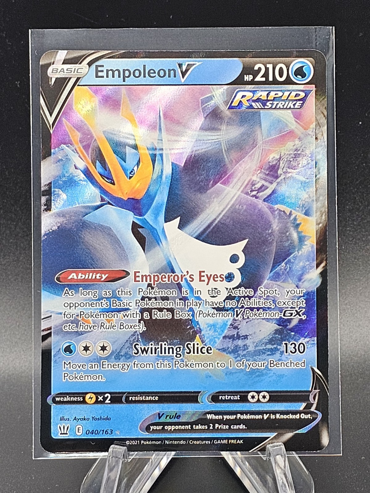 Empoleon V 40/163 Ultra Rare Battle Styles Pokemon TCG Near Mint