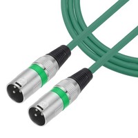 Xlr Kabel 16Ft 3-Pin MäNnlich Zu MäNnlich GrüN