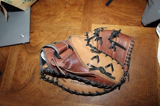 Mizuno GXF 91 Lokoya Leather 12" Right Hand Throw GUC Inlet Toe Pro Model