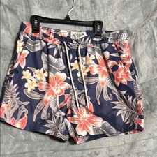 American Eagle Outfitters Men's Floral Print swim trunks swim Shorts size small