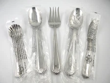 Lenox BEAD BEAD 5 Serving Pieces Glossy 18/10 Stainless Steel Flatware