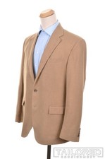 POLO RALPH LAUREN Beige Herringbone Wool Cotton Blazer Sport Coat Jacket - 42 R