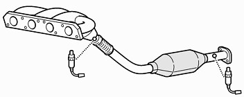 Approved Exhaust Manifold Catalyst for Mini Mini Hatch Cooper S 1.6