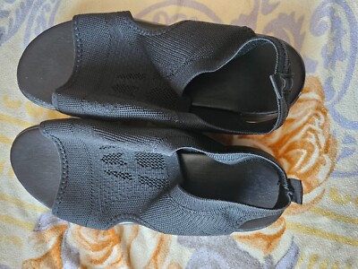 Damen Sandalen Gr. 41 schwarz