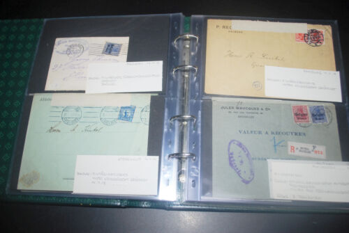 Censorship 1. WK, a lot of Belgium, document item in the ring folder - Picture 1 of 1