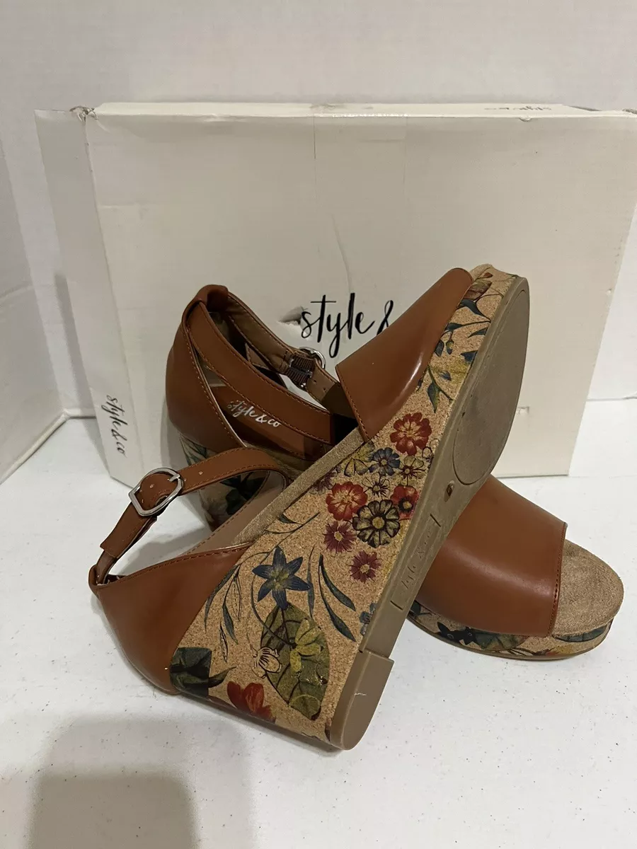 Co leather platform sandals sale