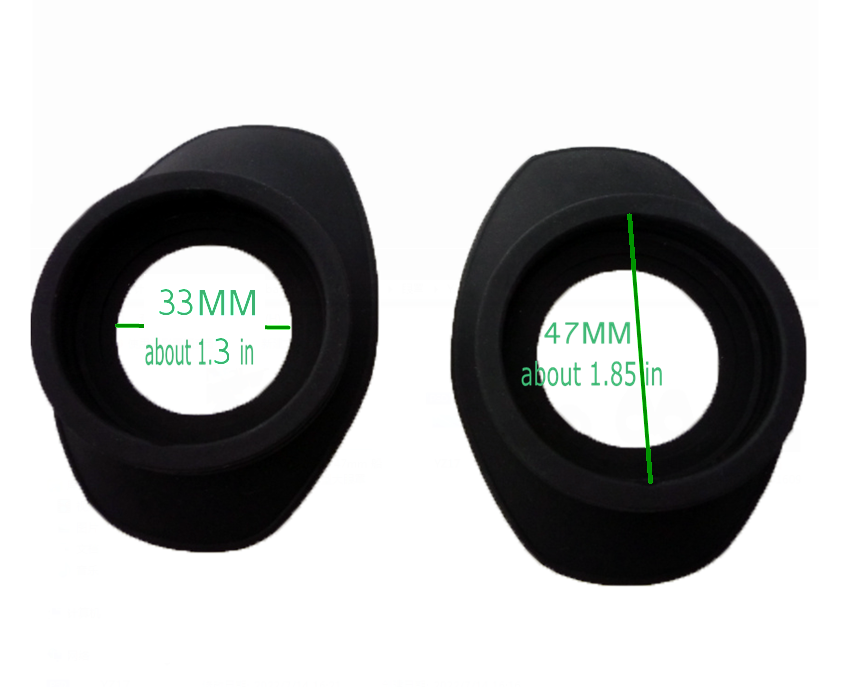 47mm Bino Microscope Telescope Camera Spotting Scope Eye Cup Rubber