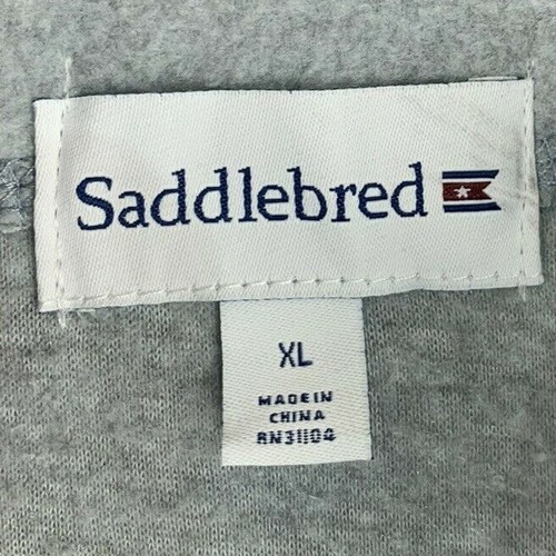NWT Saddlebred Mens XL Grey Sleeveless Full Zip Vest - Picture 3 of 6