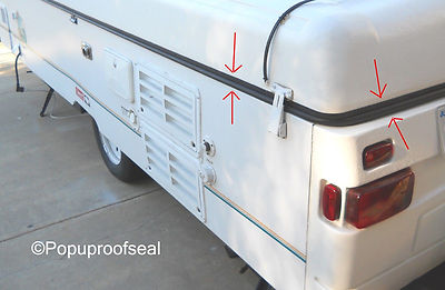 1996-2003 COLEMAN FLEETWOOD ABS ROOF SEAL 41' RUBBER GASKET TENT POPUP TRAILER