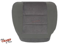 2002 2003 Ford F250 F350 XLT X-Cab Quad-Driver Side Bottom Cloth Seat Cover Gray