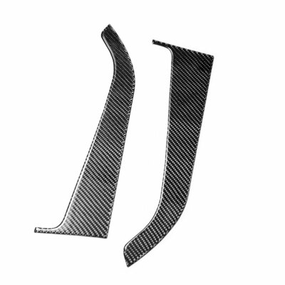 2Pcs Real Carbon Fiber Front Door Panel Trim Covers For Ford Mustang 2015-2019