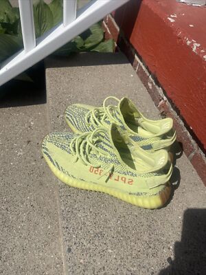 neon yellow yeezy