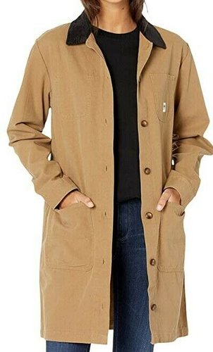 Vans Drill Long Chore Jacket Women's Clothing Dirt : LG