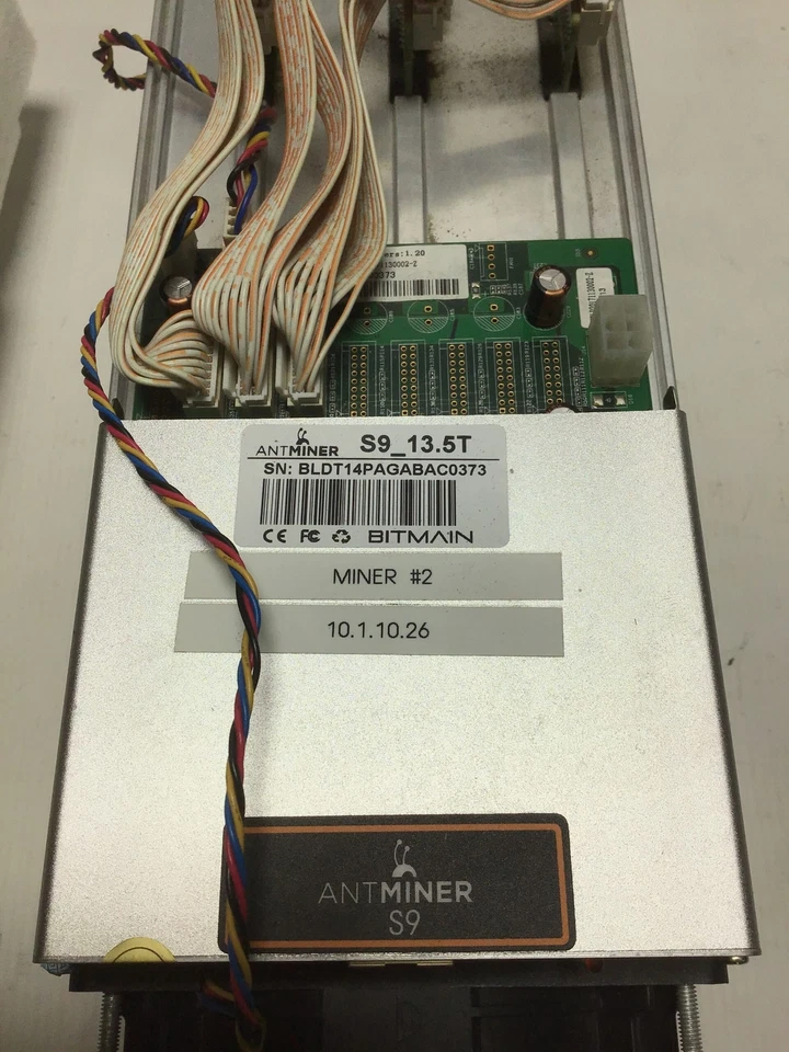 Bitmain Antminer S9_13.5T ASIC Bitcoin Miner with Power Supply - Great Deal - Image 4 of 4