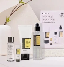COSRX The Snail Booster Kit, Skincare Set Korean Edition, Viral Exclusive (4pcs)