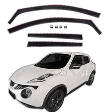 Windabweiser GP Regenabweiser Für Nissan Juke 2010-2018 4-Tlg Set Schwarz