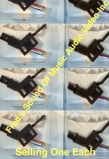 Straight Tonearm Turntable Headshell w/ Installed Wire Leads Gold Type sku5642