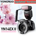 YONGNUO YN14EX II TTL LED Macro Ring Flash Speedlite Light for Canon 5DS 750D
