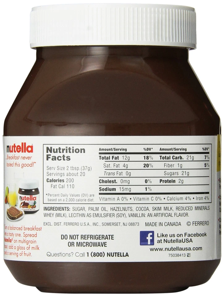 Nutella, 26.5 Oz (Pack of 2) - Image 2 of 4