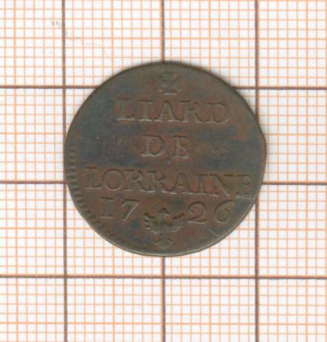 Carbone Lorraine Farthing 1726 Leopold 1er - Picture 1 of 2