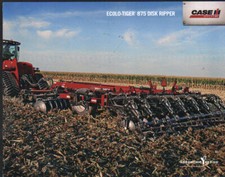 CASE IH "Ecolo-Tiger 875" Disk Ripper Brochure Leaflet