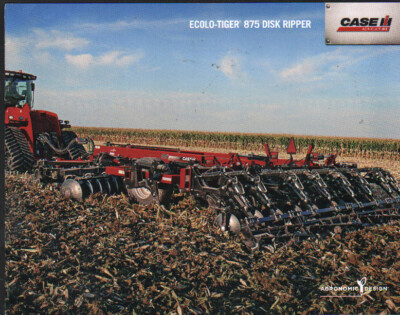 CASE IH ''Ecolo-Tiger 875'' Disk Ripper Prospekt Broschüre