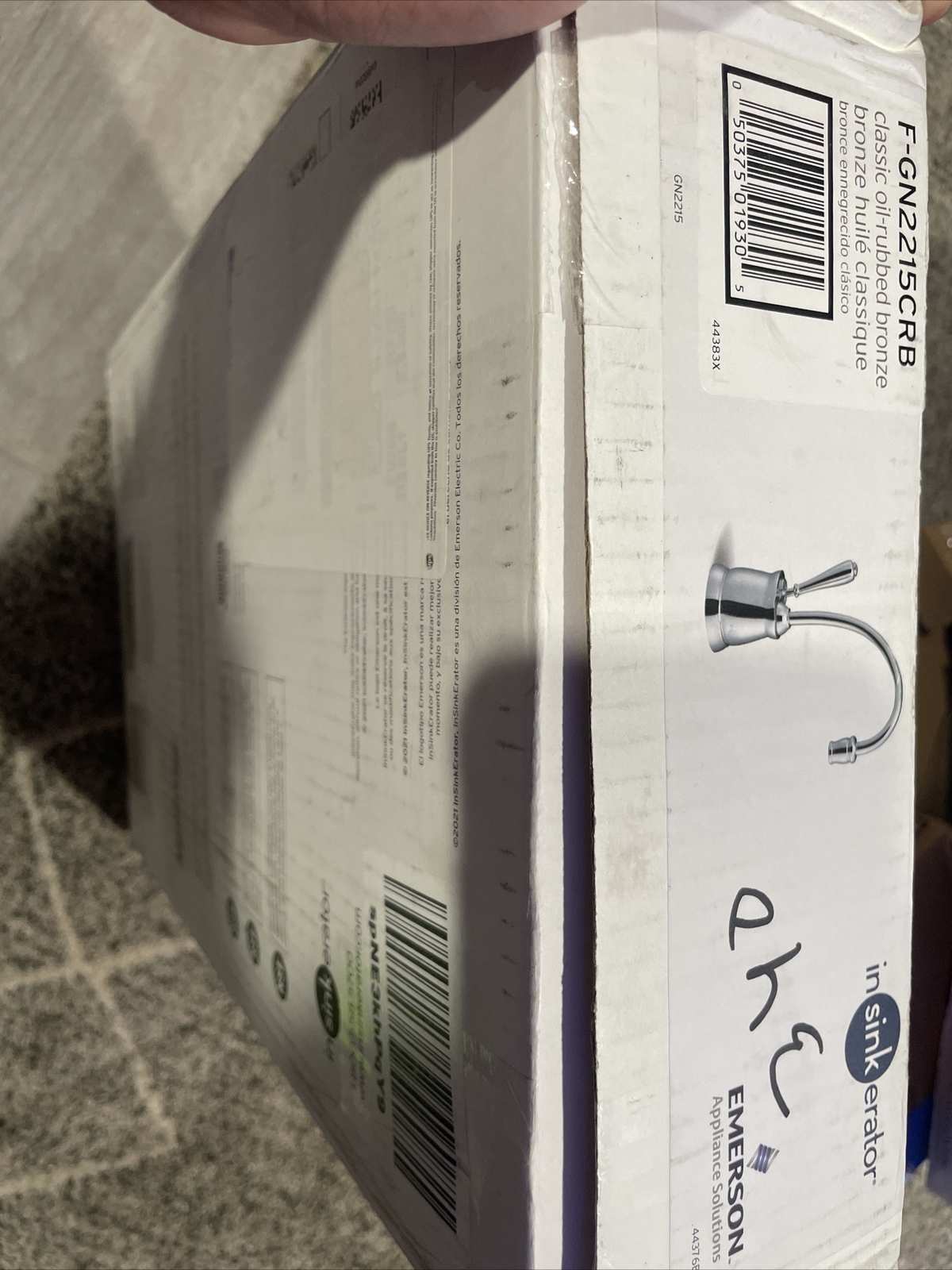 NEW insinkerator Bronze Emerson Instant Hot Water Dispenser eBay