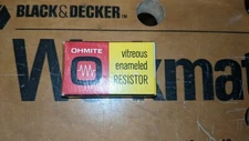 Ohmite Vitreous Enameled Resistor #0364 25 watts 15 ohms NOS tested 