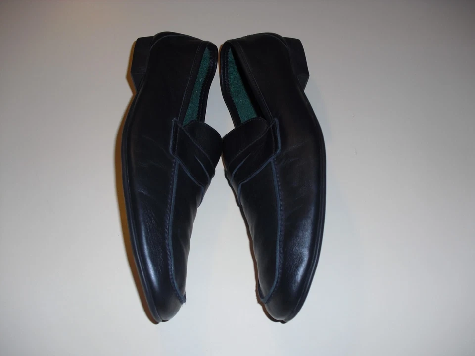 FRATELLI ROSSETTI YACHT DEERSKIN LOAFER BLACK 11 - Image 4 of 4