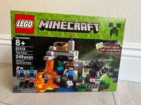 LEGO Minecraft: The Cave 21113 (Ages 8+）249 Pcs Brand New