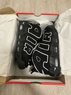 Nike Air More Uptempo Black White 414962-002 SZ 7 and 7.5 DS | eBay