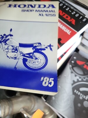 OEM Genuine 1985 Honda XL125S Service Repair Manual | eBay