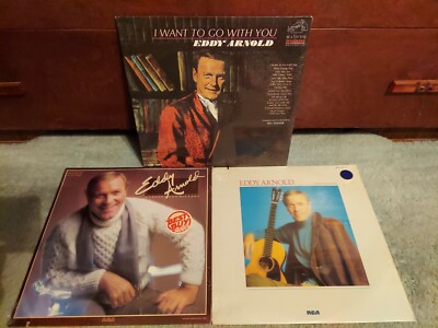 EDDY ARNOLD --I WANT TO GO w/ YOU, Legend & His Lady, Man for Seasons X3 LP NIP