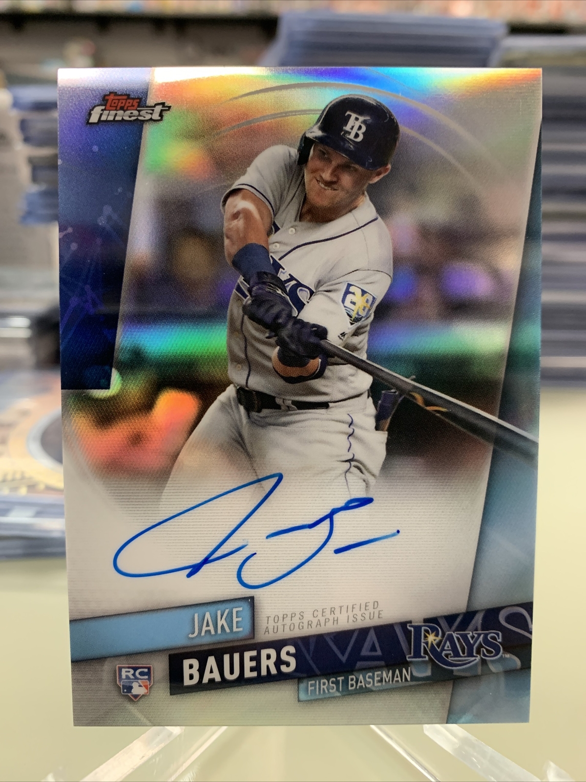 2019 Topps Finest Auto Jake Bauers #FA-JB Auto RC