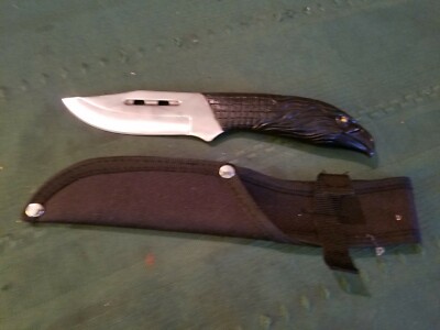 EAGLE SKINNER Fixed Blade Knife w/ Sheath Box 4'' Blade 9'' Overall Length TR3143E