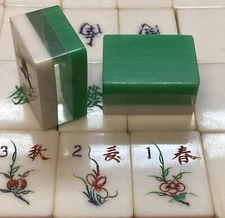 4 Lucite 3-Layer Mahjong Mah Jongg Jong Tiles Your Pick