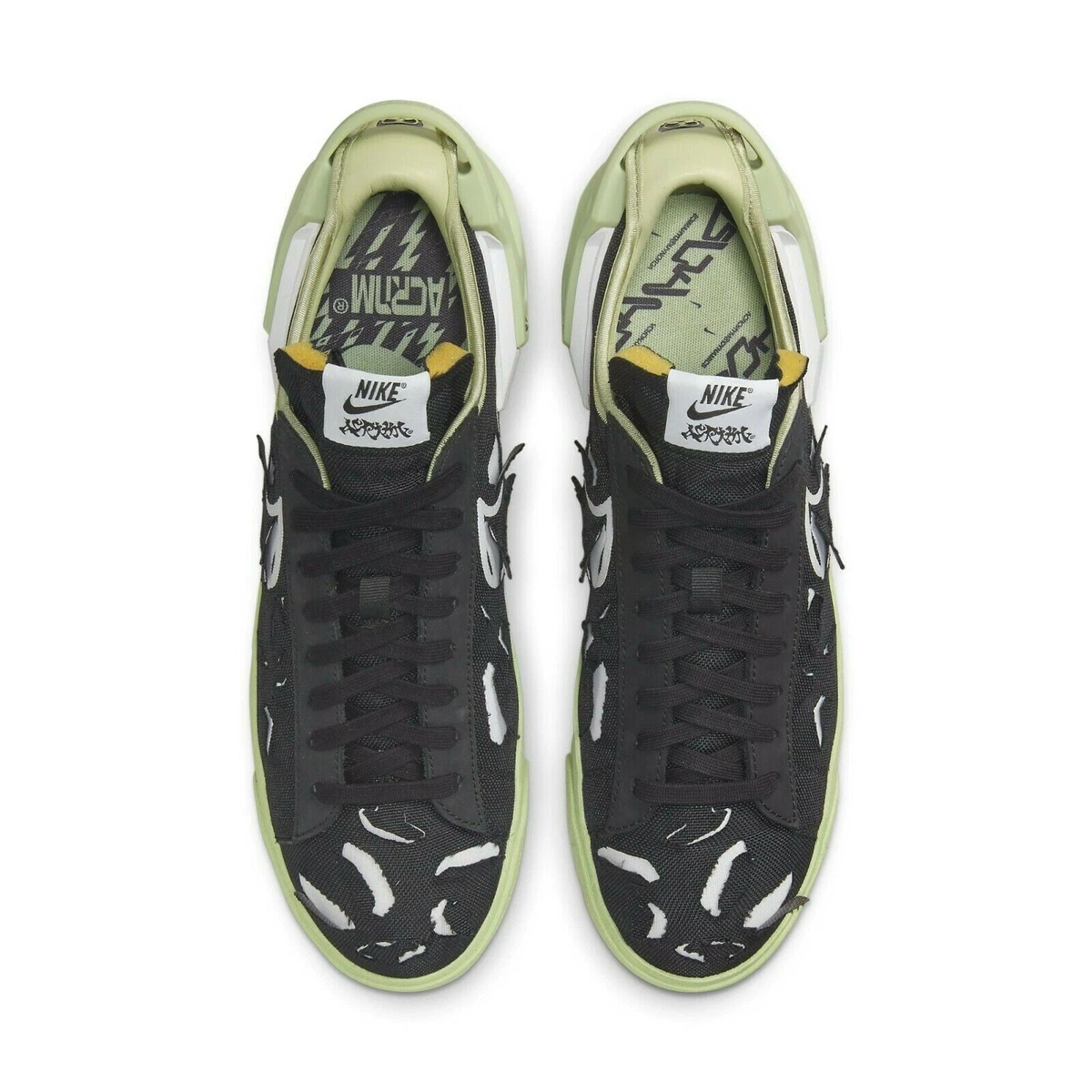 Nike x Acronym Blazer Low Black Sneakers Shoes DO9373-001 100% Authentic