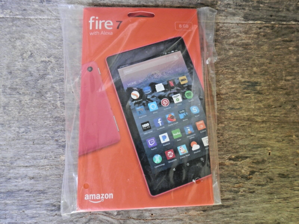 Amazon Fire 7 Tablet 7th Gen Touchscreen Alexa 8GB PUNCH RED - NEW