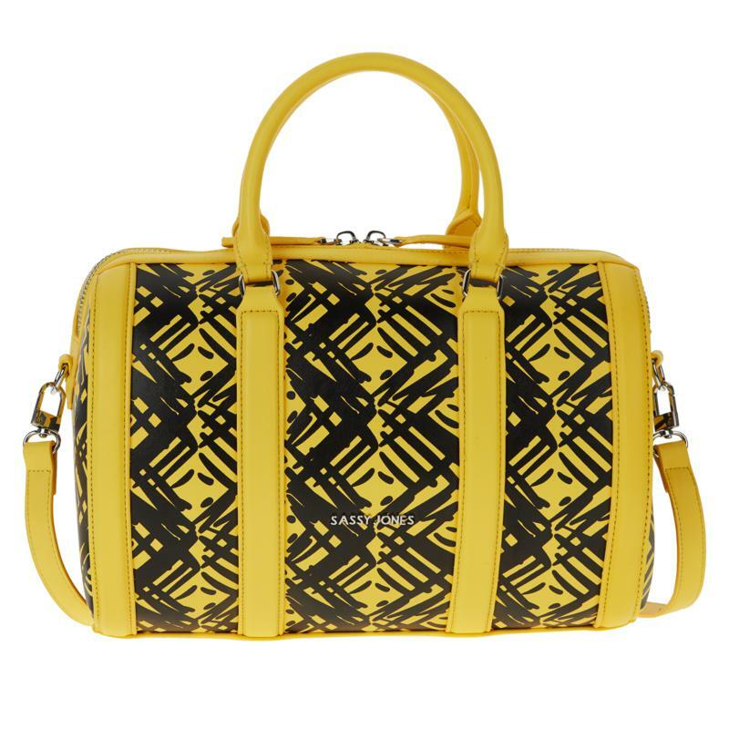 MQ yellow toto bag graffiti グラフィティ ステッカー Sassy Jones Gianna Graffiti Tote Yellow NWT | eBay
