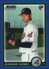 2010 Bowman Chrome Draft Blue Refractors #BDP54 Jeanmar Gomez /199 - NM-MT