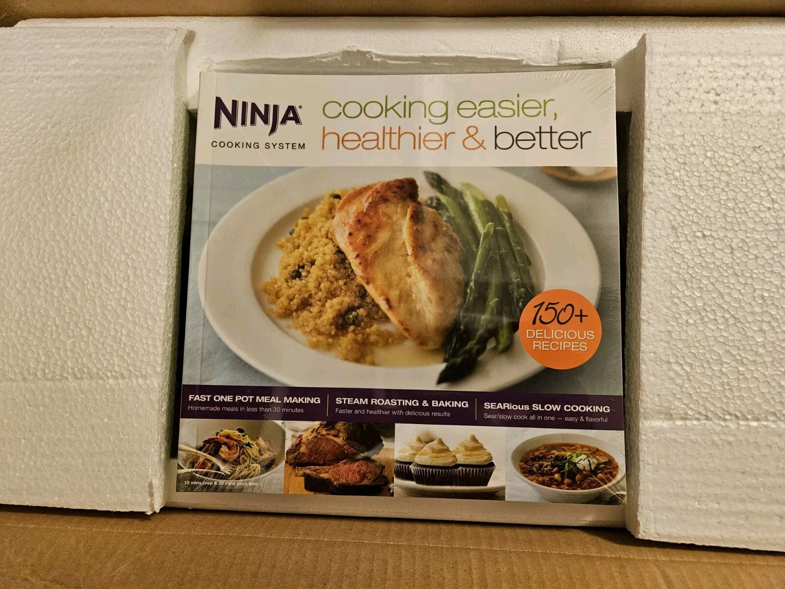 Ninja MC702 3-in-1 Cooking System Plus Black Air Fryer Oven Grill-image