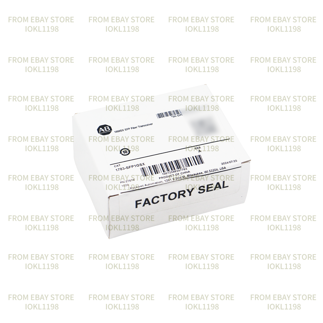 New AB 1783-SFP1GSX — 1000SX SFP Fiber Transceiver Brand Allen Bradley