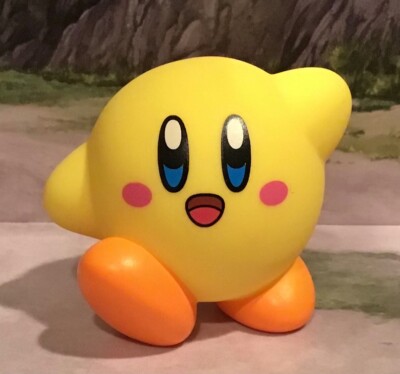 YELLOW KIRBY SOFT VINYL 1.8'' FIGURE by Takara TOMY