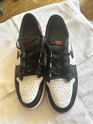 Size 15 - Air Jordan 1 Retro OG Low Black Toe | eBay