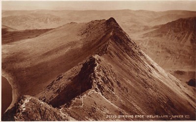 CUMBRIA UK STRIDING EDGE HELVELLYN~JUDGES #20779 FOTO POSTKARTE