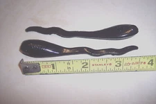 Manns Black Leech 3.5" Fishing Lure 12 Pk  Leech Fishing Lure Worm Discontinued