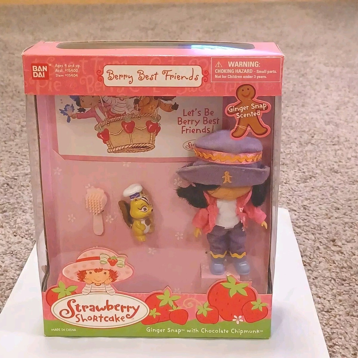Ginger Snap Doll Chocolate Chipmunk Berry Best Friends Strawberry