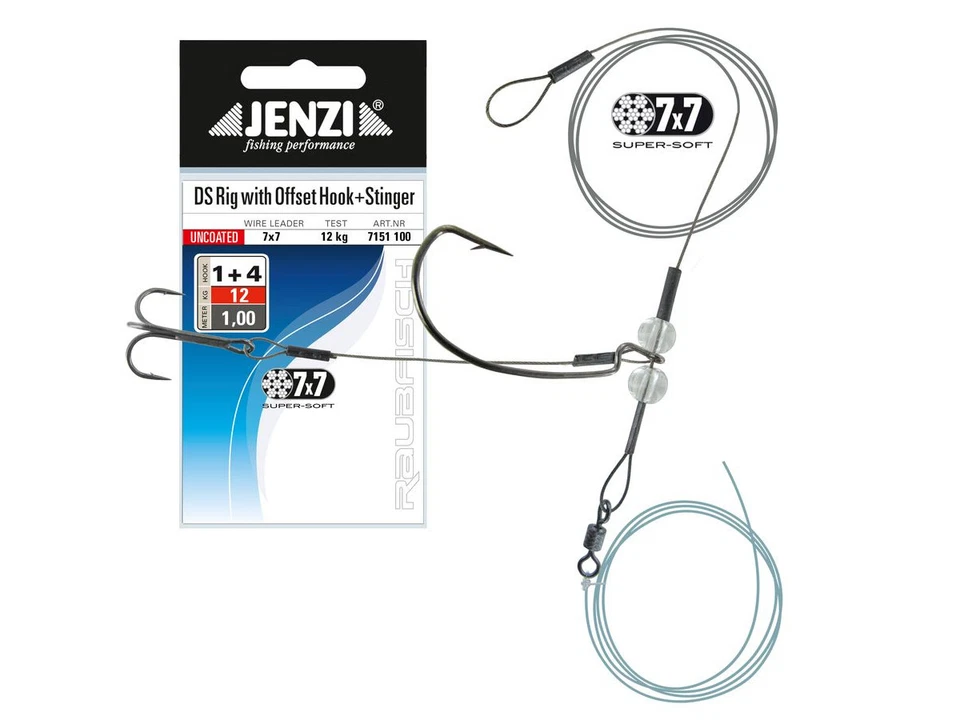 Jenzi 7x7 Drop Shot Stinger Rig 1pc Accessoires pour Drop Shot - Photo 1/1