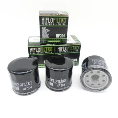 3x Hiflo Ölfilter HF204 für Honda Kawasaki Triumph Yamaha